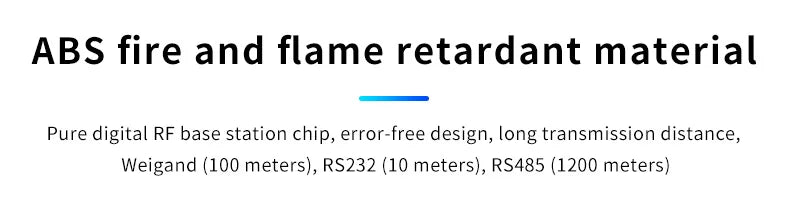 Dispositivo de cartão de leitura rfhid rs232, durável, à prova d'água, rfid, 125khz, baixa frequência, wiegand26 ~ 37bit, rs485, hidrs232, comunicação de nível ttl