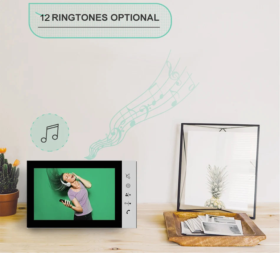 Mirixi 7 Polegada sistema de intercomunicação telefone vídeo porta rfid campainha com câmera desbloquear conversa visão noturna hd para villa apartamento