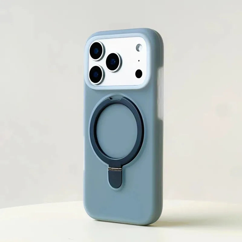 HOCE Suporte de Silicone Líquido Capa Magnética Para iPhone 17 Air 16 15 14 13 Pro Max Com Botão de Controle da Câmera Capa À Prova de Choque