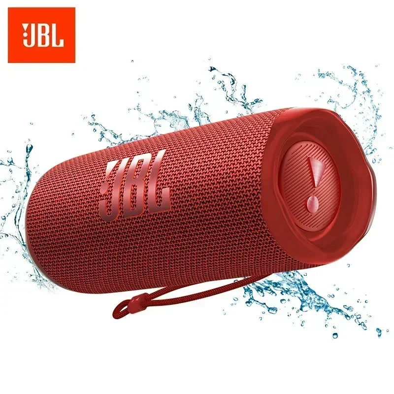 Original jbl flip 6 sem fio bluetooth alto-falante portátil ipx7 à prova dwaterproof água ao ar livre estéreo baixo música faixa com tweeter independente
