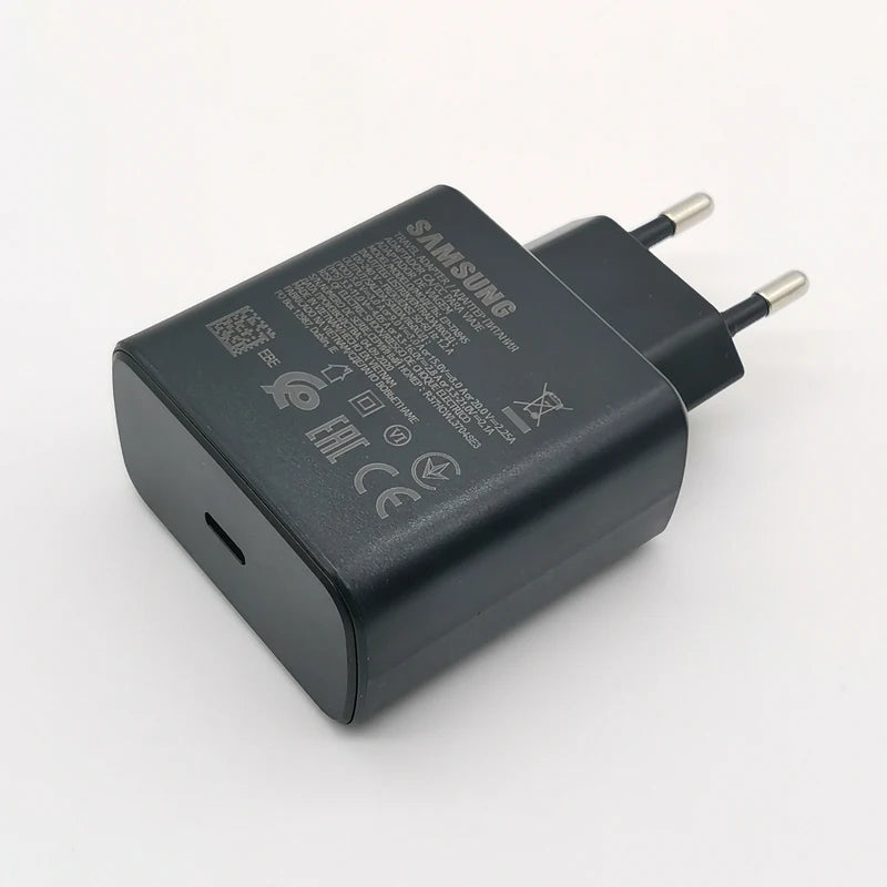 Carregador de 45W, 1.8m, Tipo C, Galaxy S24, S23, S22, S21, S20, Nota 20, Ultra 10, Z Flip, Fold 6, Samsung-Adaptador de Carga Super Rápida, 5, 4, 3, 2