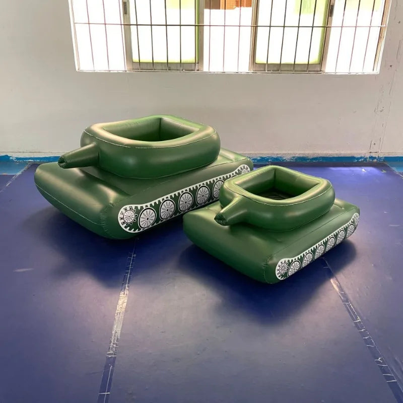 Brinquedos De Tanque De Pulverizador De água Inflável, tanque De Batalha, tanque De água, festa Na Piscina, pulverizador De água De Salpicos, círculo De Natação De Carro