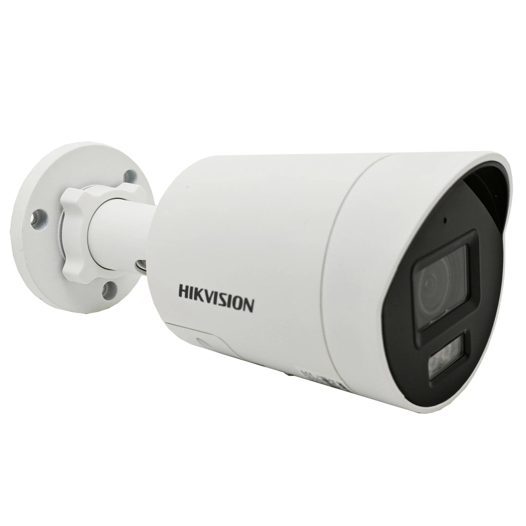 Hikvision original DS-2CD2087G2H-LIU/sl 4k bala câmera ip vigilância 8mp colorvu captura facial luz estroboscópica alarme de áudio