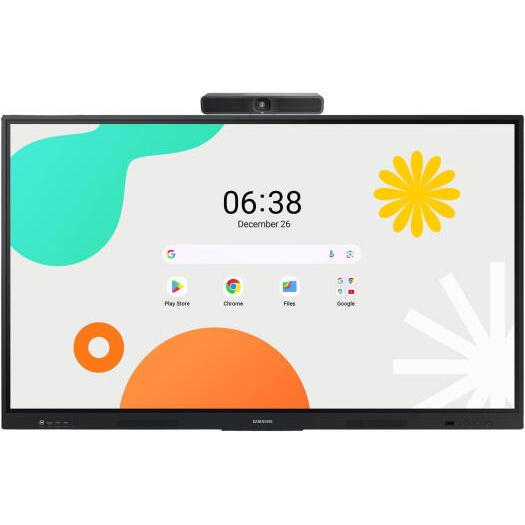 SAMSUNG WAF Series Interactive Display, 65" 4K UHD Touch IR Display, TV Mount XL with Skill Tech SH 666TB TV Stand