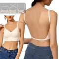 Sutiã invisível feminino profundo u mergulho sutiãs sem costas para vestidos lingerie sexy com alça transparente push up sem alças underwea