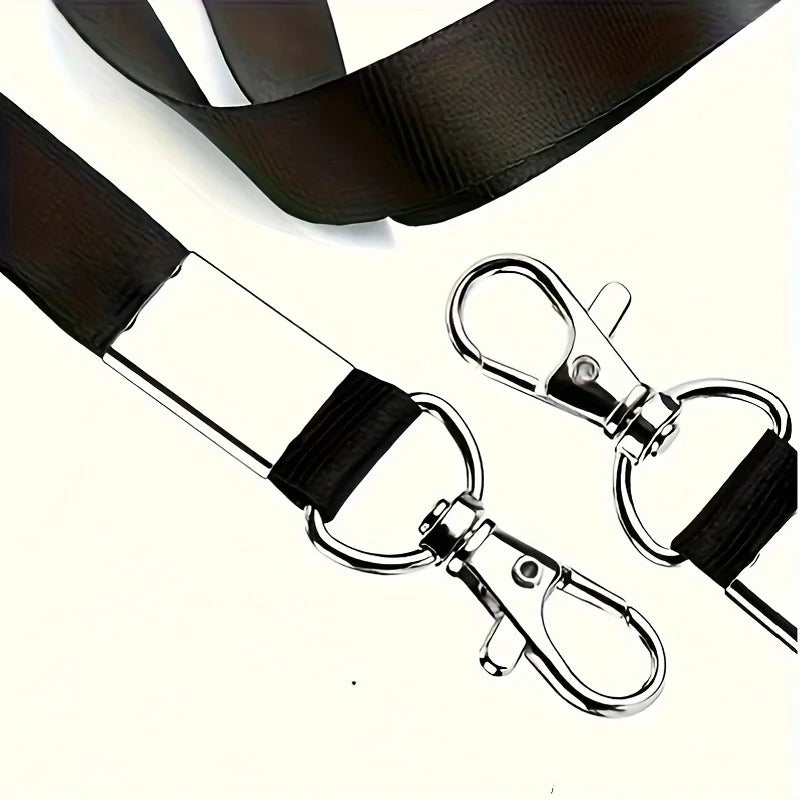 Porta-cartões transparente à prova d'água com cordão, capa de cartão de identificação de plástico com zíper resselável para escritório e escola