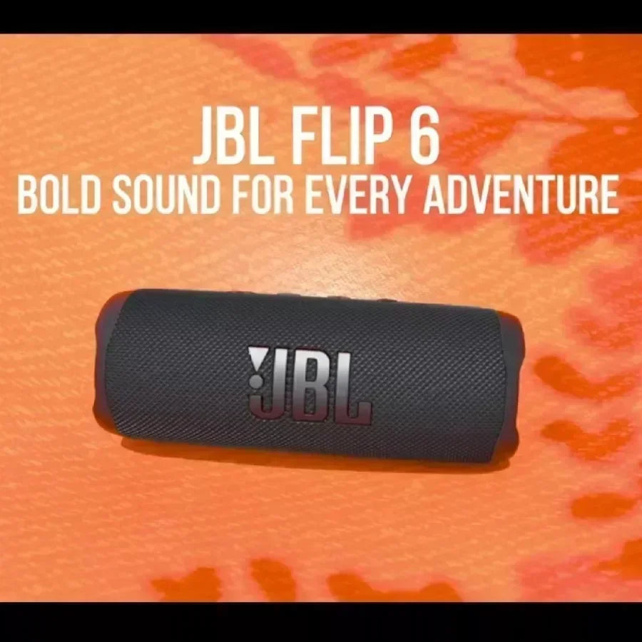 Original jbl flip 6 sem fio bluetooth alto-falante portátil ipx7 à prova dwaterproof água ao ar livre estéreo baixo música faixa com tweeter independente