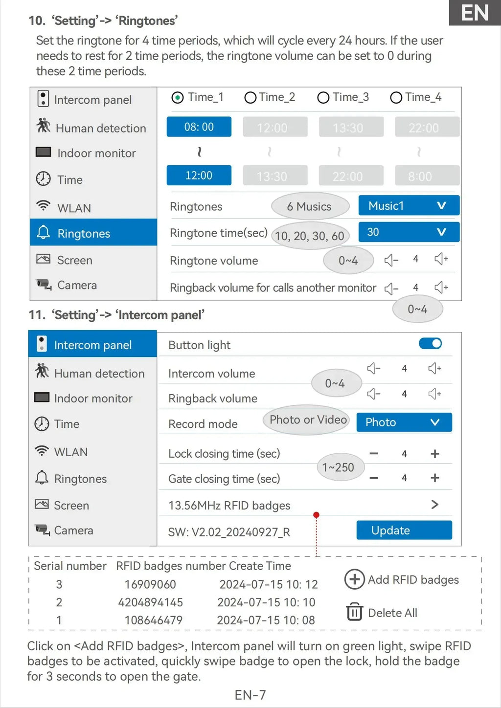 Tuya inteligente 1080p 2 fios visiophone campainha sistema de vídeo porteiro para casa metal porta telefone suporte câmera ip proteção segurança