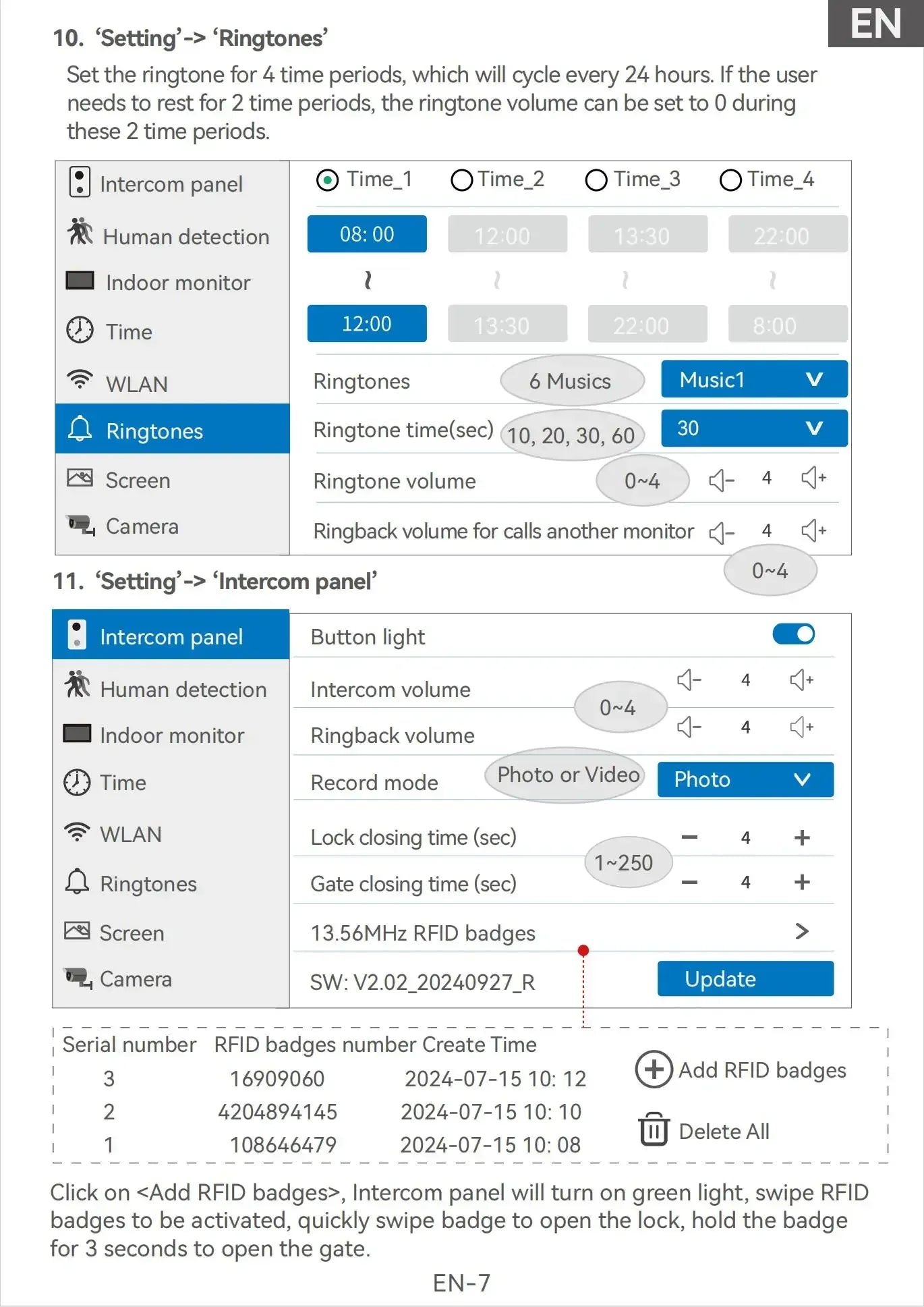 Tuya inteligente 1080p 2 fios visiophone campainha sistema de vídeo porteiro para casa metal porta telefone suporte câmera ip proteção segurança