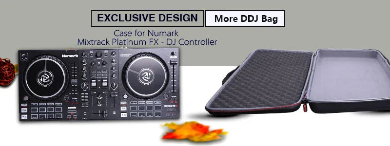 Capa ltgem para pioneiro dj ddj flx4/ddj 400/ddj sb3/ddj sb2 controlador de dj DDJ-RB desempenho caixa de controlador de dj (apenas bolsa)