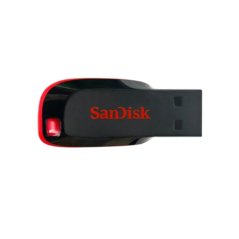 SanDisk USB2.0 FAT32 Cruzer CZ50 Flash Drive Compact Encrypted Flash Memory Stick USB2.0 PenDrive for Desktop Laptop