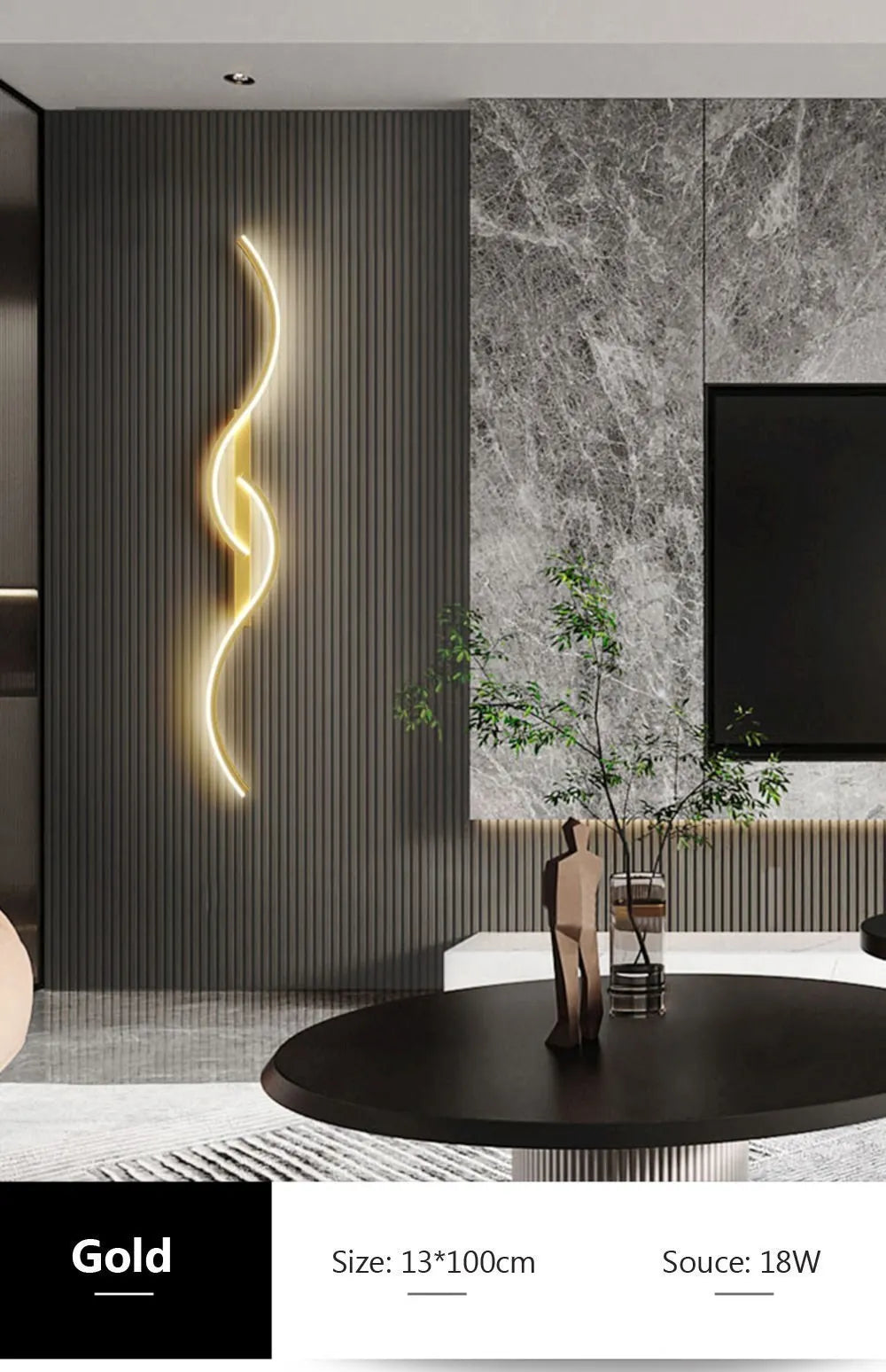 Moderna lâmpada de parede led minimalista luz led quarto cabeceira longa tira arandelas sala estar sofá casa luminária interior