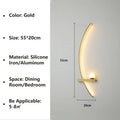 Nordic led lâmpada de parede listras arandela para o quarto cabeceira sala estar estudo escadas decoração casa luminária interior lustre