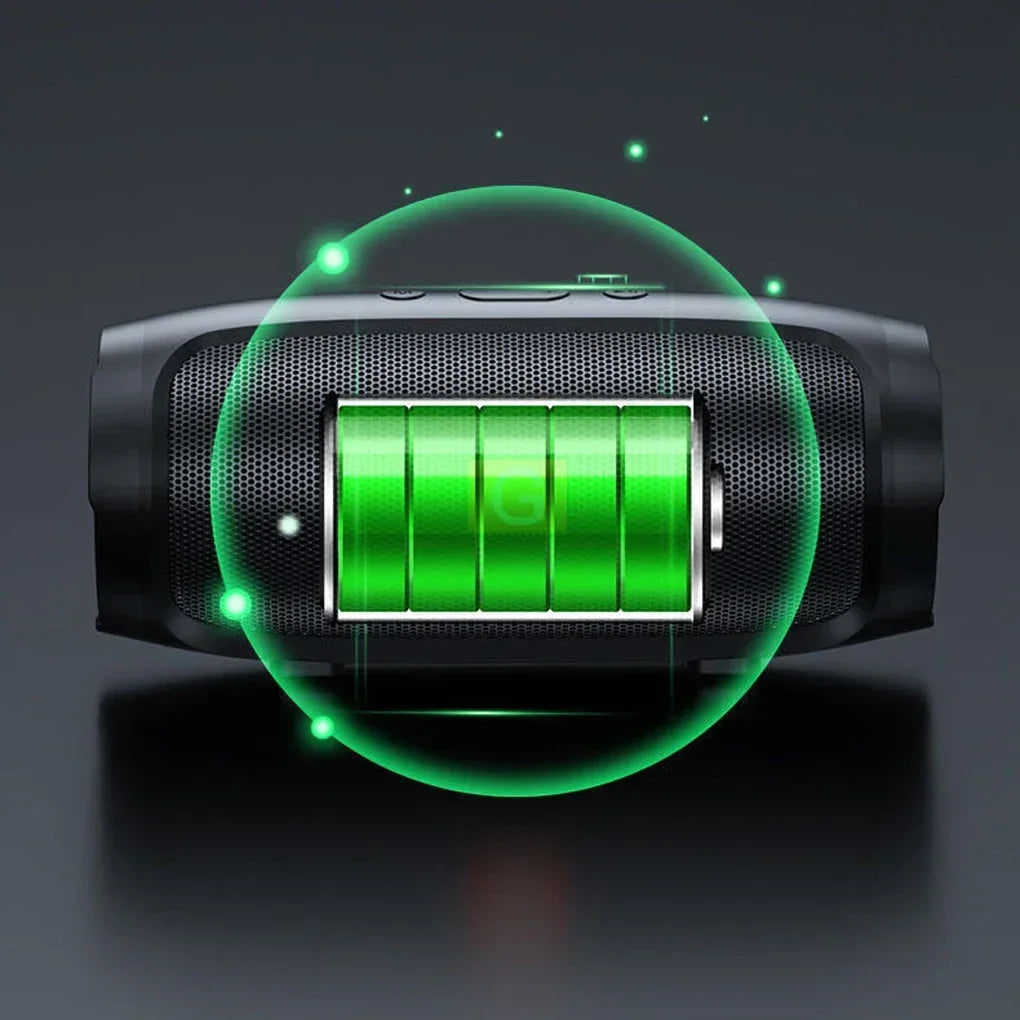 J007 subwoofer alto-falantes bluetooth ao ar livre estéreo surround à prova dwireless água caixa de som sem fio suporte rádio fm cartão tf