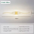 Moderna lâmpada de parede led 100/120cm tira longa arandela sala estar quarto cabeceira barra decoração casa controle remoto led lustre
