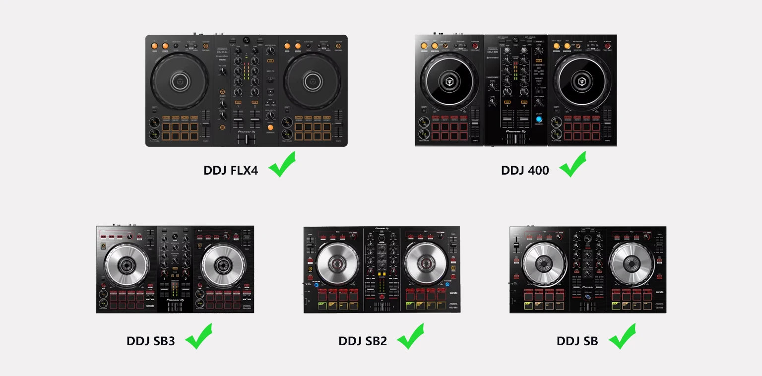 Capa ltgem para pioneiro dj ddj flx4/ddj 400/ddj sb3/ddj sb2 controlador de dj DDJ-RB desempenho caixa de controlador de dj (apenas bolsa)