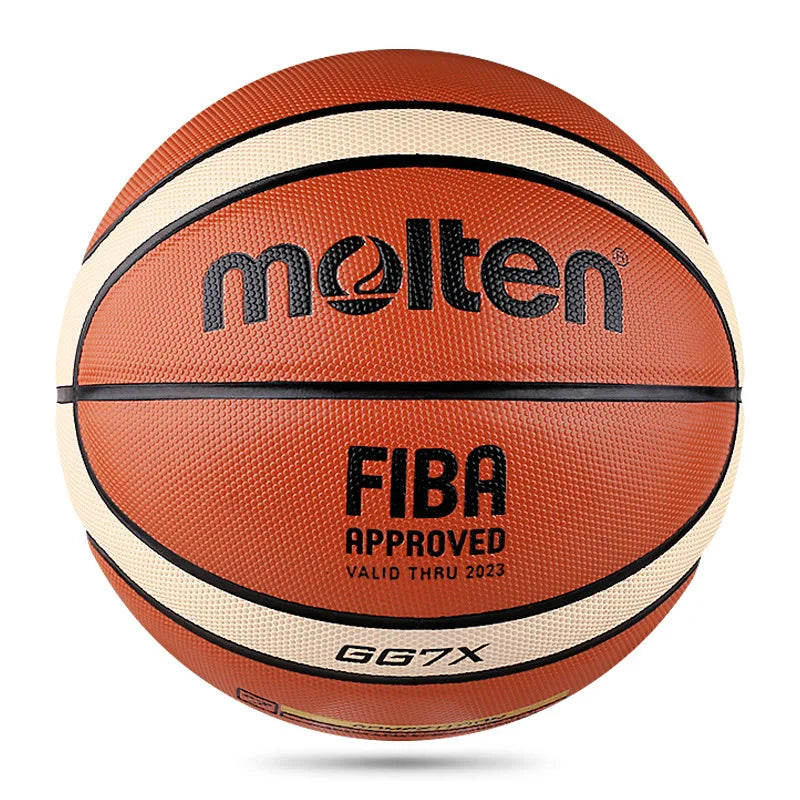 Molten GG7X Basquete PU Couro para Adultos Adolescentes Crianças Treinamento de Partita interna ao ar livre Aprovado pela FIBA