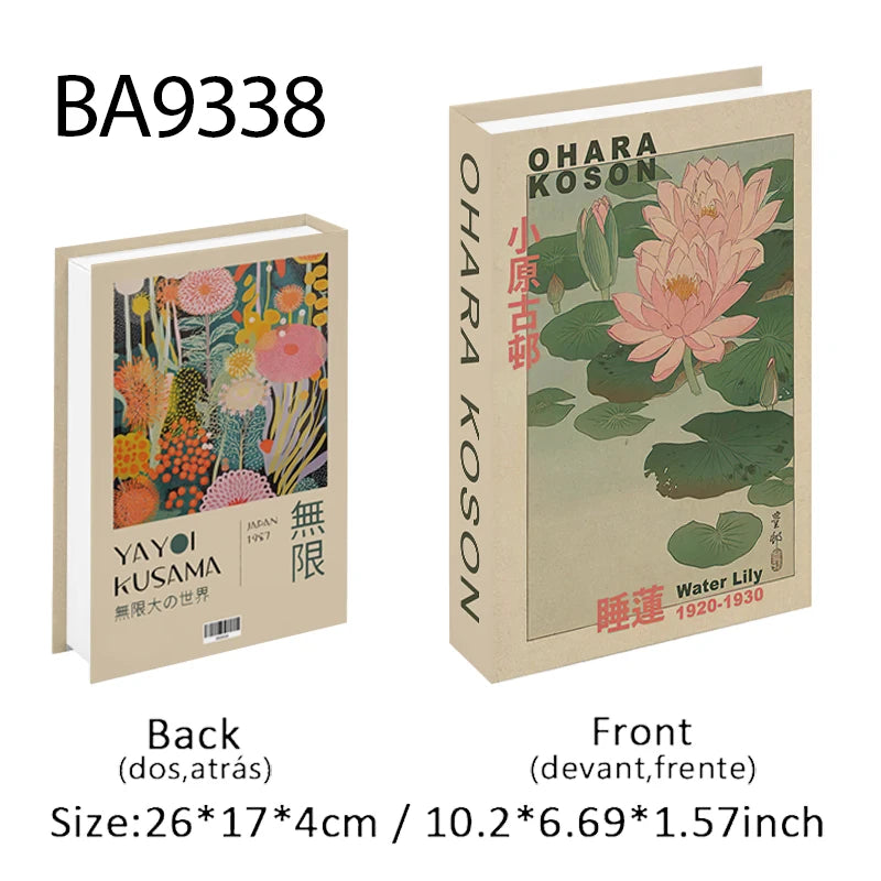 Caixa de armazenamento de livro falso que pode ser aberta, livros decorativos de luxo, mesa de café, ornamento, prateleira de quarto, decoração nórdica de interiores, decoração de casa