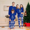 Conjunto de pijamas e calças de Natal, nova estampa, estrela, padrão completo, pai, mãe, filhos e cachorro, roupa doméstica, 2 peças, 2024