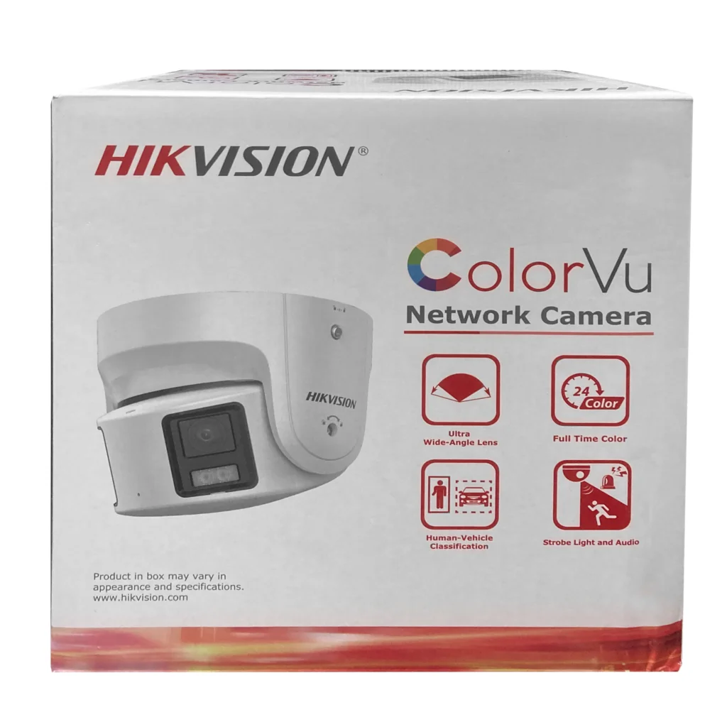 Hikvision câmera ip 8mp panorâmica colorvu torre DS-2CD2387G2P-LSU/sl 4k segurança lente dupla cor noite microfone embutido alto-falante