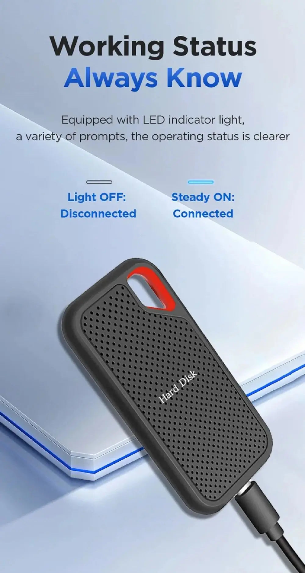 Genuíno de alta velocidade 1tb/2tb portátil ssd 4tb disco rígido externo 256tb usb3.2 tipo-c unidade de estado sólido para portátil/mac/pc