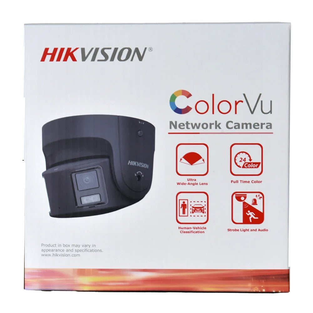 Hikvision câmera ip 8mp panorâmica colorvu torre DS-2CD2387G2P-LSU/sl 4k segurança lente dupla cor noite microfone embutido alto-falante