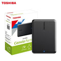 LS Toshiba A5 Series Small Black Portable Hard Drive, High-Speed USB 3.2 Gen1, 500GB/1TB/2TB Compatible With Mac