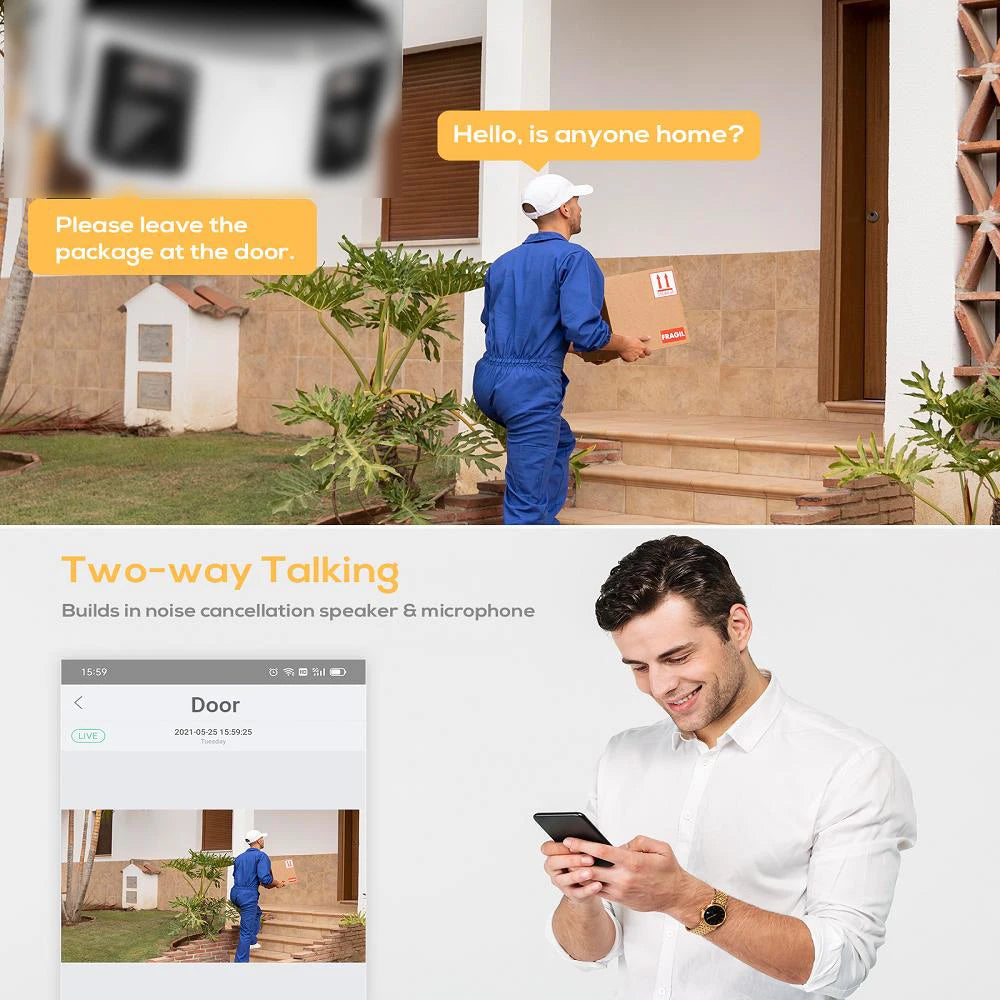 Hikvision câmera ip 8mp panorâmica colorvu torre DS-2CD2387G2P-LSU/sl 4k segurança lente dupla cor noite microfone embutido alto-falante