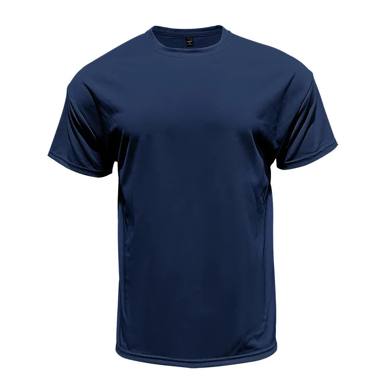 Novo estilo de verão moda camiseta e shorts utilitários conjunto de cor sólida, um terno masculino casual e esportivo