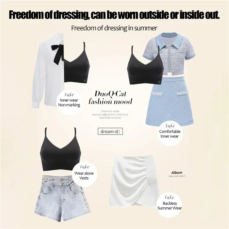 Sutiã invisível feminino profundo u mergulho sutiãs sem costas para vestidos lingerie sexy com alça transparente push up sem alças underwea