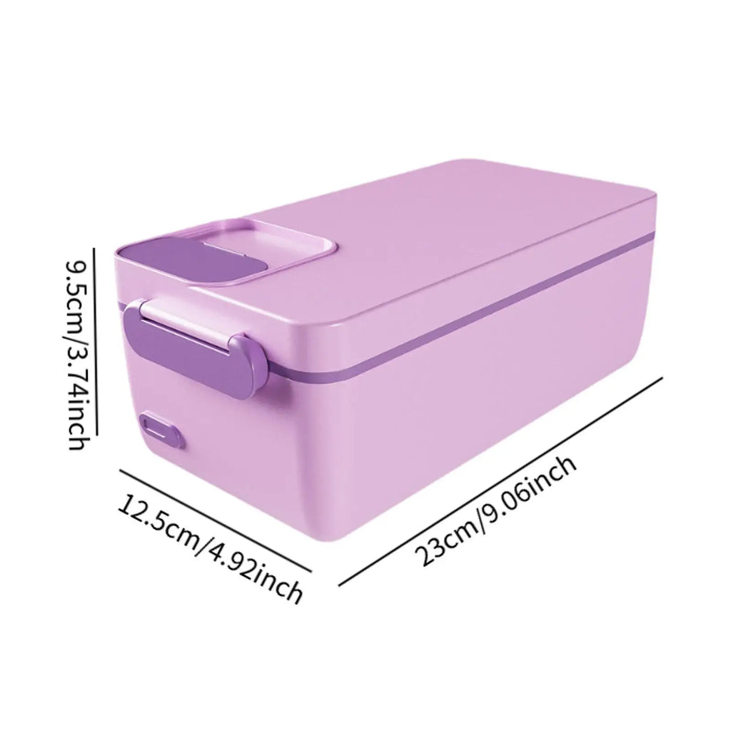 Aquecedor de almoço elétrico aquecedor de alimentos recipiente de almoço para adultos lancheira elétrica portátil para viagens escritório carro caminhão ao ar livre