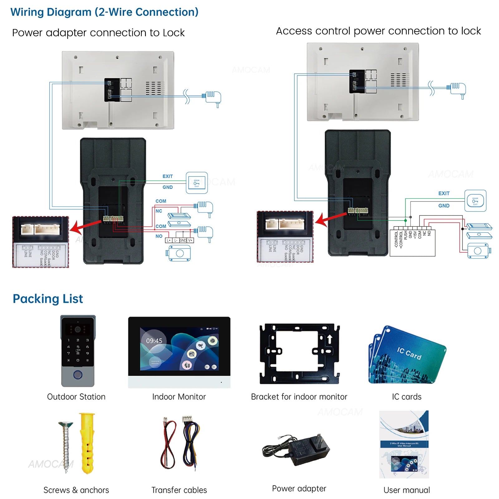2 fios casa inteligente tuya wifi 1080p vídeo porteiro telefone da porta 7 ''monitor de toque vídeo campainha porta câmera sistema segurança