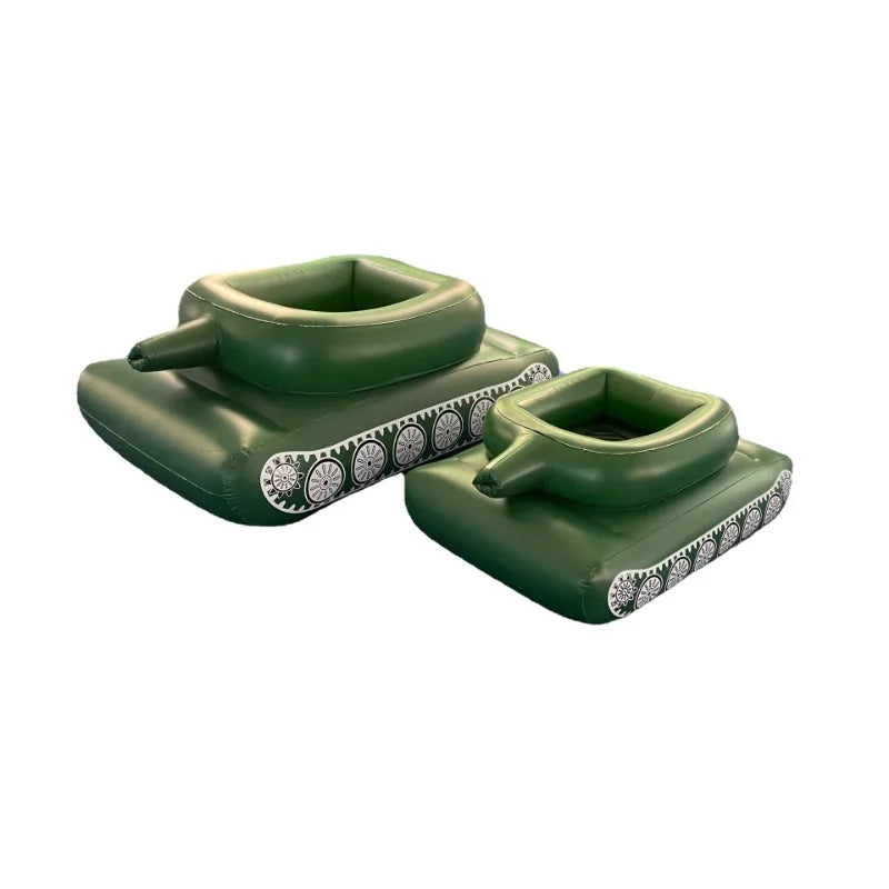 Brinquedos De Tanque De Pulverizador De água Inflável, tanque De Batalha, tanque De água, festa Na Piscina, pulverizador De água De Salpicos, círculo De Natação De Carro