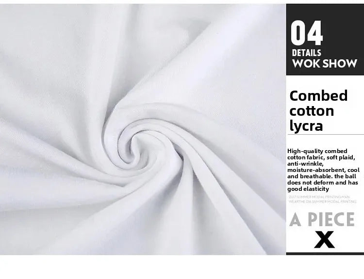 Camiseta de manga curta de algodão 200gCVC unissex gola redonda sólida preta branca respirável verão casual top para homens e mulheres