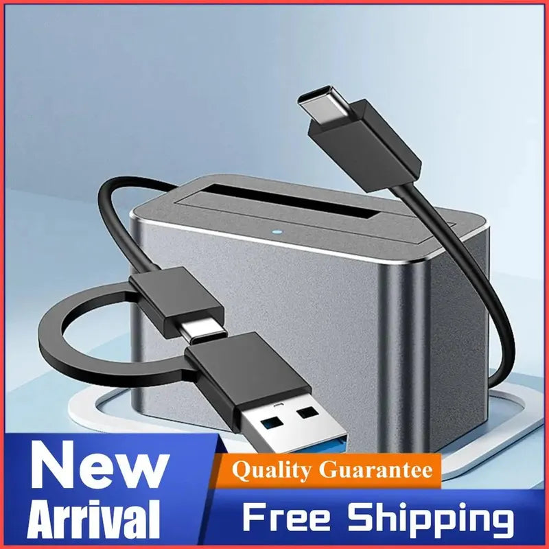 Hard Drive Dock 2.5 3.5 Inch SATA HDD SSD Reader 5Gbps USB External Disk Box Enclosure Case for 2.5/3.5 Inch SATA/SAS HDD SSD
