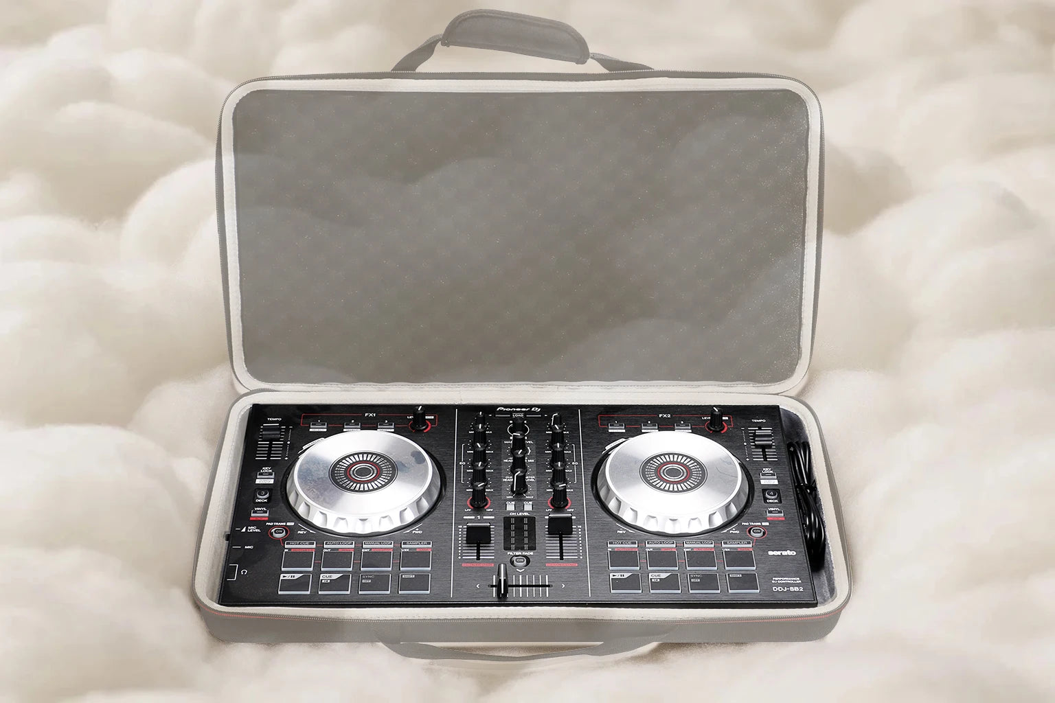 Capa ltgem para pioneiro dj ddj flx4/ddj 400/ddj sb3/ddj sb2 controlador de dj DDJ-RB desempenho caixa de controlador de dj (apenas bolsa)