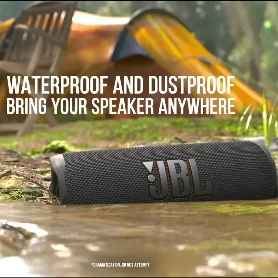 Original jbl flip 6 sem fio bluetooth alto-falante portátil ipx7 à prova dwaterproof água ao ar livre estéreo baixo música faixa com tweeter independente