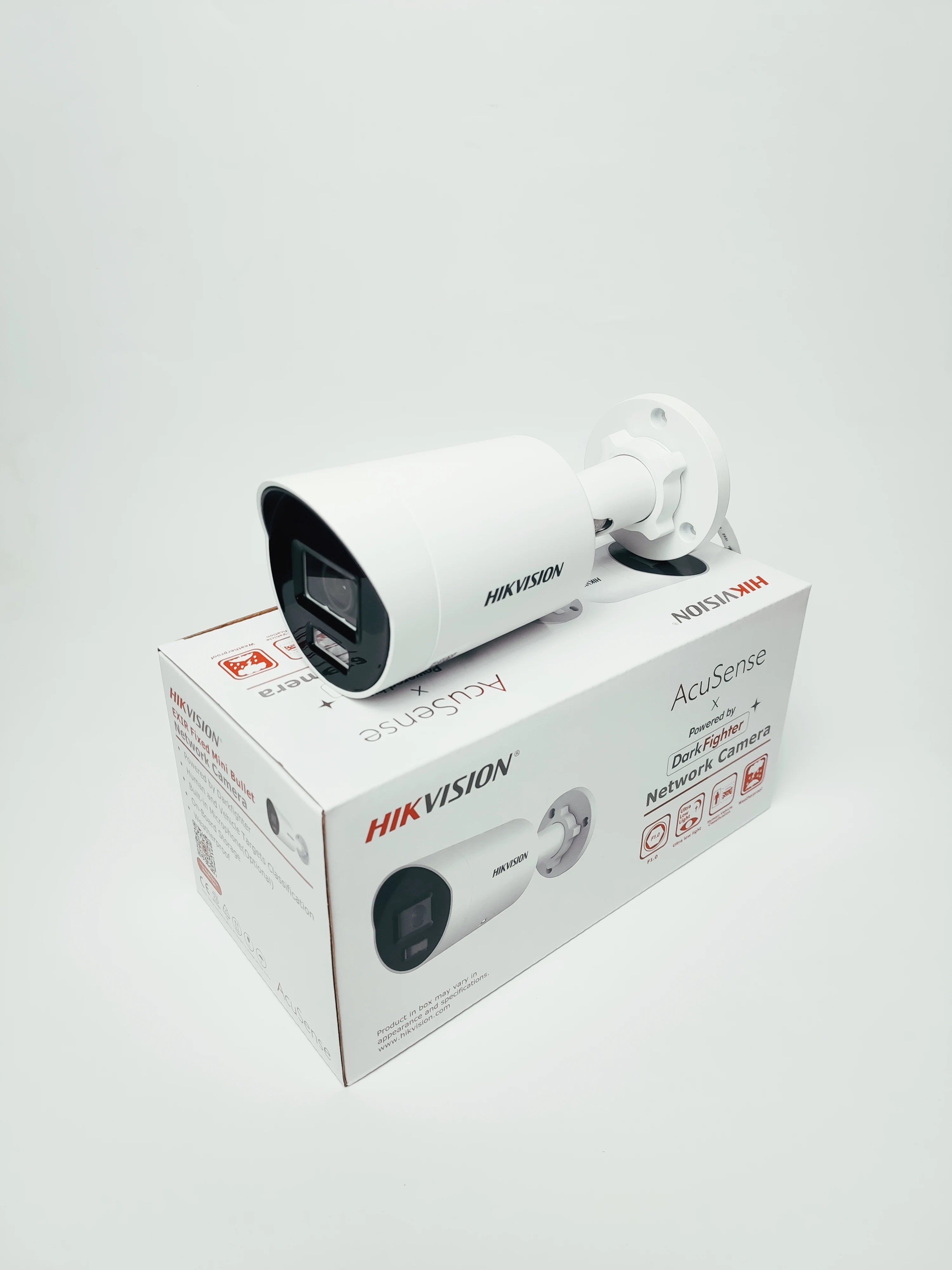 Hikvision original DS-2CD2086G2H-IU substituir DS-2CD2086G2-IU 8MP Darkfighter microfone embutido fixo mini bala câmera de rede