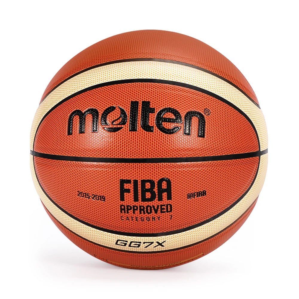 Molten GG7X Basquete PU Couro para Adultos Adolescentes Crianças Treinamento de Partita interna ao ar livre Aprovado pela FIBA
