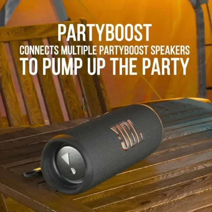 Original jbl flip 6 sem fio bluetooth alto-falante portátil ipx7 à prova dwaterproof água ao ar livre estéreo baixo música faixa com tweeter independente