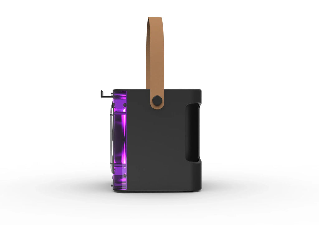 Alto-falante bluetooth de karaokê de alta potência, luz de ritmo musical 360, subwoofer estéreo surround sem fio com microfone duplo, suporte para telefone