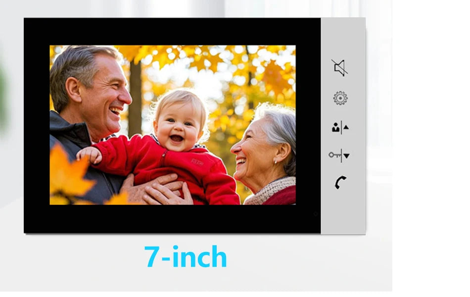 Mirixi 7 Polegada sistema de intercomunicação telefone vídeo porta rfid campainha com câmera desbloquear conversa visão noturna hd para villa apartamento