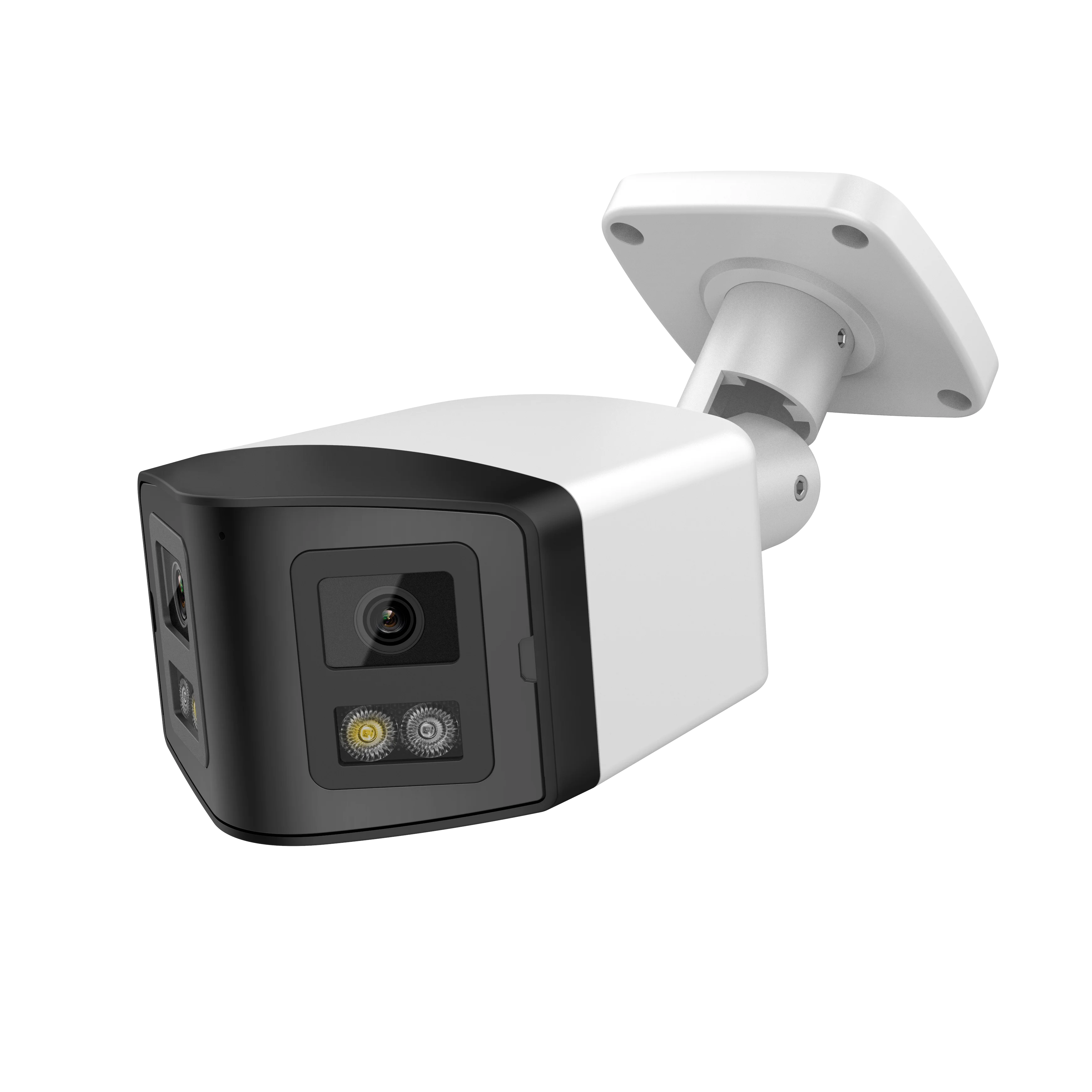 Hikvision-Compatibele 4K 8mp ColorVu 170 °    Câmera IP Panoramische Binocular Md2.0 Tweerich tingsges Preken Thuis Câmera CCTV