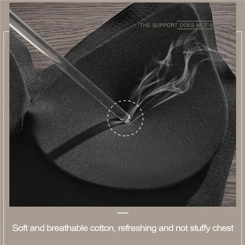 Sutiã invisível feminino profundo u mergulho sutiãs sem costas para vestidos lingerie sexy com alça transparente push up sem alças underwea