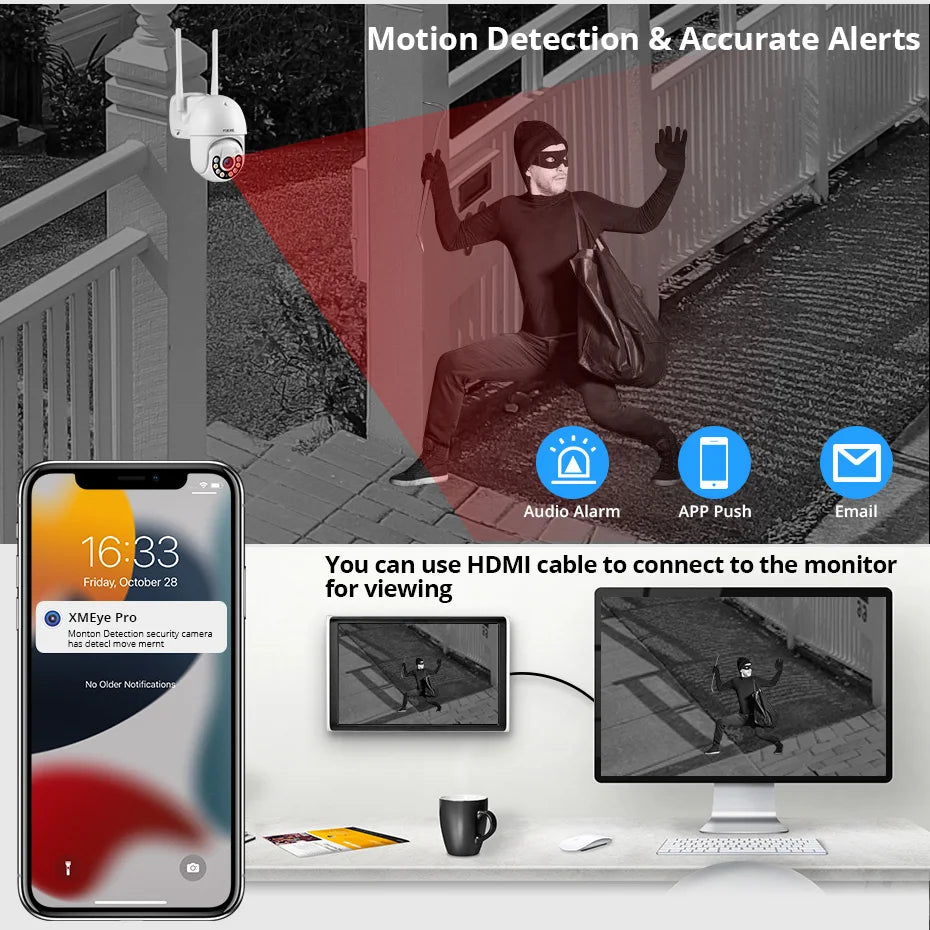 Fuers h.265 tela lcd de 10.1 polegadas 8ch sem fio nvr segurança diy câmera ao ar livre sistema wi fi vigilância cctv gravador de áudio e vídeo