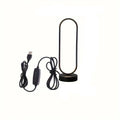 1pc lâmpada quarto anel lâmpada sala de estar três cores escurecimento lâmpada de cabeceira led night light