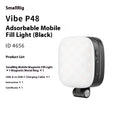 Smallrig luz magnética do telefone, p48 bicolor regulável led luz de preenchimento dobrável magsafe beleza lâmpada painel macio, para iphone16/android