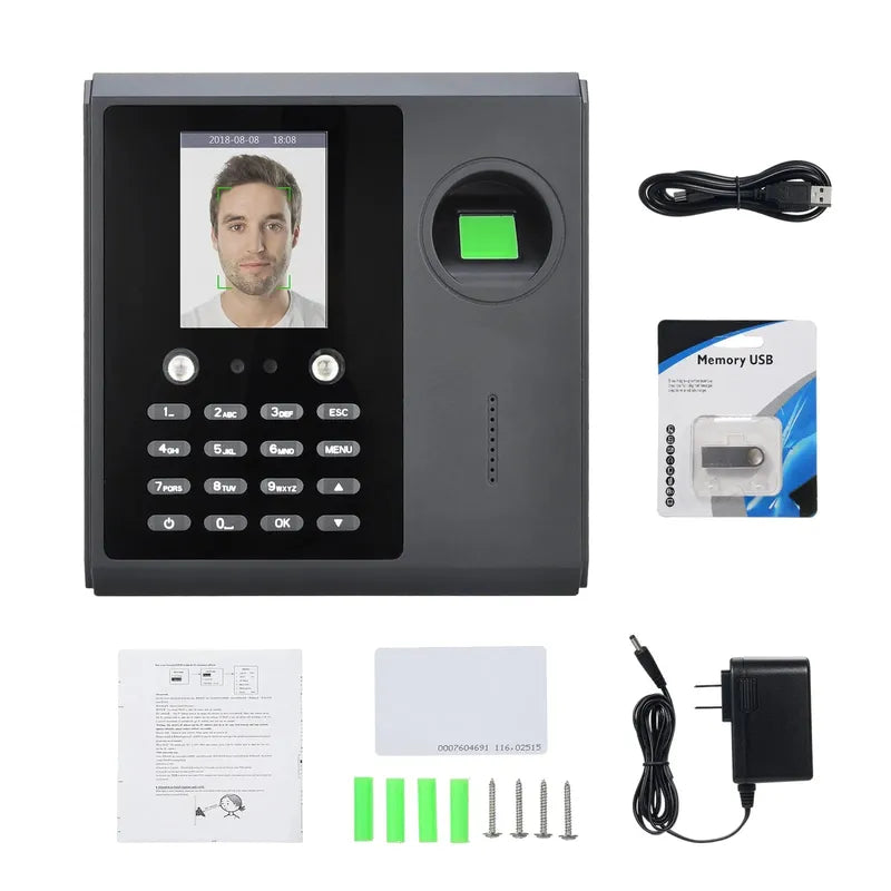 time machine Time Clock Attendance Machine Employee Biometric Fingerprint Password Time Attendance Machine  Time Clock