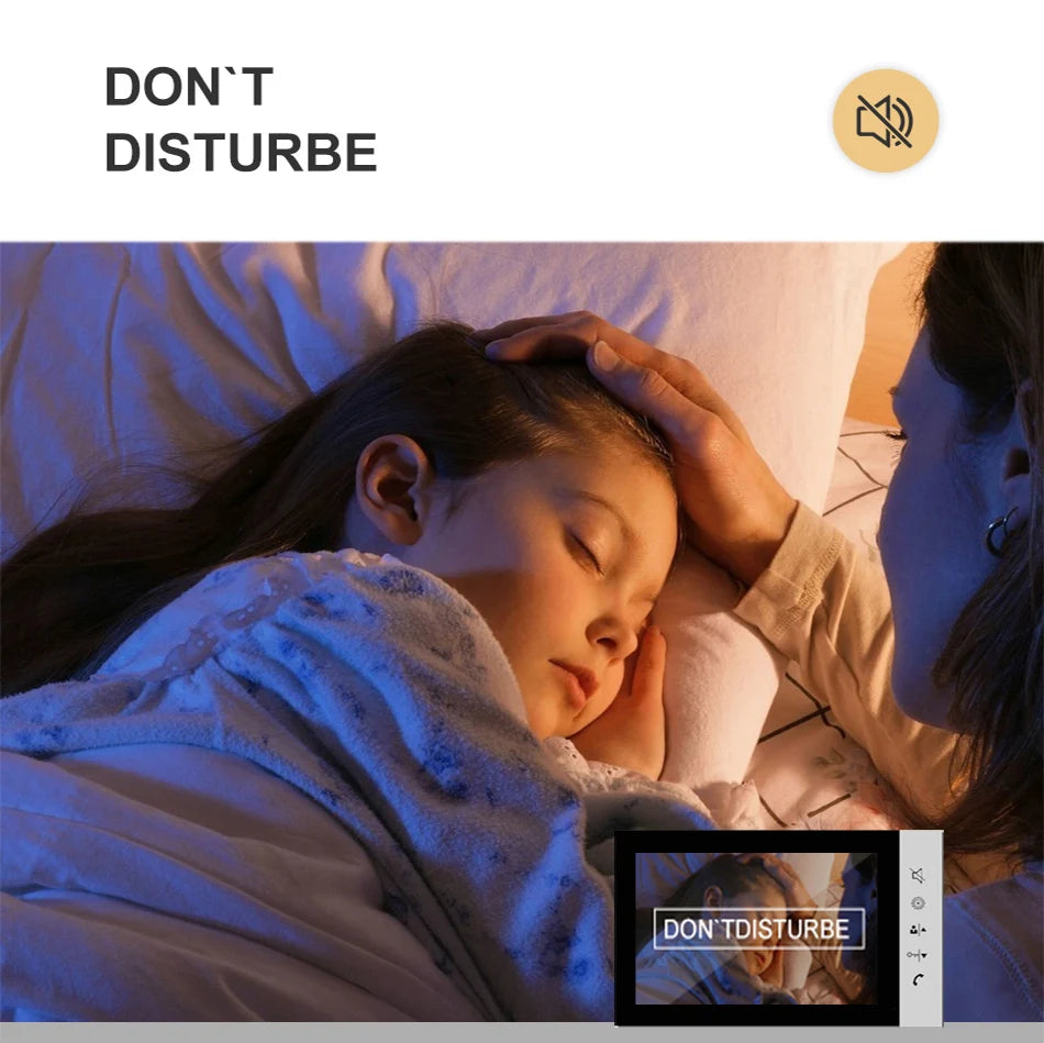 Mirixi 7 Polegada sistema de intercomunicação telefone vídeo porta rfid campainha com câmera desbloquear conversa visão noturna hd para villa apartamento