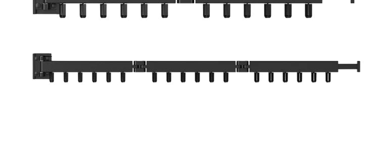 Wall-montado dobrável liga de alumínio roupas secagem Rack Perfeito para Varanda Quarto Cozinha Sala